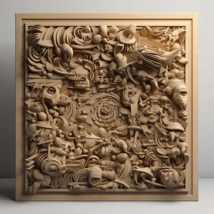 نموذج ثلاثي الأبعاد لآلة CNC 3D Art 